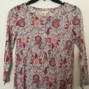 Lucky Brand Floral Tee